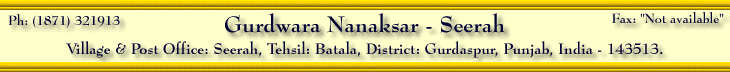 Postal information of Gurdwara Nanaksar - Dehradun, India